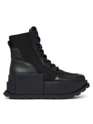 United Nude Trzewiki Roko Combat 1104501165 Czarny. Czarne botki United Nude, bez wzorów, z materiału, bez obcasa, bez zapięcia. Za 1,579.00 zł.