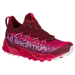 Buty biegowe damskie La Sportiva Tempesta GTX. Czerwone buty do biegania La Sportiva, na zimę, bez wzorów, z gore-texu, bez zapięcia, do biegania, gore-tex. Za 949.99 zł.