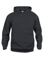 Clique Basic Hoody Junior - bluza z kapturem czarna, miękki materiał przeciw. Czarne bluzy z kapturem CLIQUE, bez wzorów, z bawełny, z kapturem. Za 145.21 zł.