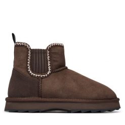 Śniegowce EMU Australia. Brązowe śniegowce Emu Australia, bez wzorów, bez zapięcia. Za 689.99 zł.