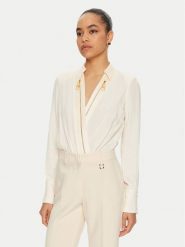 Elisabetta Franchi Body CB-003-46E1 Écru Regular Fit. Body i gorsety Elisabetta Franchi, bez wzorów, z wiskozy, bez ramiączek. Za 1,479.00 zł.