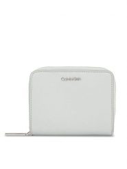 Calvin Klein Portfel Ck Must K60K611937 Szary. Szare portfele Calvin Klein, bez wzorów, ze skóry. Za 199.99 zł.