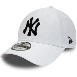 Czapka New Era Diamond Era 9Forty New York Yankees, Dla obu płci. Białe czapki z daszkiem New Era, bez wzorów, z bawełny. Za 129.99 zł.
