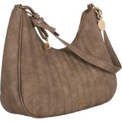 Bagietka shopperka beżowa LuluCastagnette SYDNEY TAUPE. Brązowe torebki klasyczne LuluCastagnette, z aplikacjami, ze skóry ekologicznej, na ramię, zdobione, bez dodatków. Za 149.99 zł.