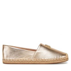 Espadryle Tommy Hilfiger. Żółte espadryle Tommy Hilfiger, bez wzorów, bez obcasa. Za 289.99 zł.