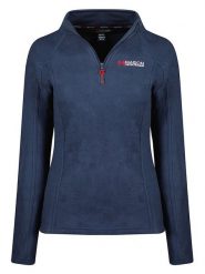 Maison Montaigne Bluza polarowa "Tumai" w kolorze granatowym rozmiar: M. Niebieskie bluzy bez kaptura Maison Montaigne, m, bez wzorów, z polaru. Za 92.42 zł.