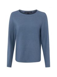 Franco Callegari Sweter z dzianiny Kobiety Bawełna niebieski, L. Niebieskie swetry Franco Callegari, l, bez wzorów, z bawełny, eleganckie, bez ramiączek. Za 249.95 zł.