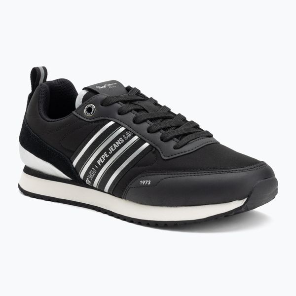 Buty damskie Pepe Jeans Dublin Half. Czarne buty treningowe Pepe Jeans, bez wzorów, z jeansu, bez zapięcia, trekkingowe. Za 249.99 zł.