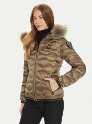 Blauer Kurtka puchowa 24WBLDC03048 Brązowy Regular Fit. Brązowe kurtki Blauer, m, bez wzorów, z puchu, bez kaptura. Za 1,039.00 zł.
