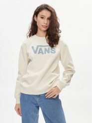 Vans Bluza Classic V Bff Crew VN000A5Q Beżowy Regular Fit. Brązowe bluzy Vans, xl, bez wzorów, z syntetyku, bez kaptura. Za 159.99 zł.