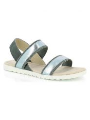 Kimberfeel Sandały "Harbour" w kolorze ciemnozielono-turkusowym rozmiar: 36. Zielone sandały Kimberfeel, bez wzorów, klasyczne, z otwartym noskiem, bez obcasa, bez zapięcia. Za 130.99 zł.