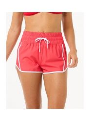 Spodenki surfingowe damskie Rip Curl High Waist Retro Volley 3" Czerwony. Czerwone szorty sportowe Rip Curl, bez wzorów, z elastanu, z podwyższonym stanem, żeglarskie. Za 139.00 zł.