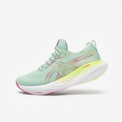 Buty do biegania damskie ASICS Gel-Ziruss 8. Zielone buty do biegania ASICS, bez wzorów, z materiału, bez zapięcia, do biegania. Za 699.99 zł.