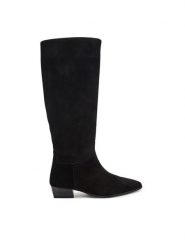 Gant Kozaki 33583414 Czarny. Czarne kozaki Gant, bez wzorów, ze skóry, bez obcasa, na słupku, bez zapięcia. Za 1,289.00 zł.