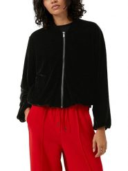 S.Oliver Kurtka przejściowa w kolorze czarnym rozmiar: 42. Czarne kurtki S.Oliver, s, bez wzorów, bez kaptura. Za 130.99 zł.