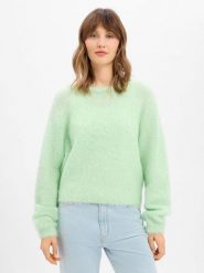 American vintage Sweter damski z dzianiny z zawartością alpaki Kobiety zielony jednolity, L. Zielone swetry American Vintage, l, bez wzorów, z dzianiny, vintage, bez ramiączek. Za 799.95 zł.