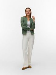 Vero Moda Kurtka w kolorze zielonym rozmiar: XS. Zielone kurtki Vero Moda, xs, bez wzorów, z bawełny, bez kaptura. Za 129.95 zł.