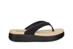 Japonki Azaleia Maria Black Beige, Czarny, Tworzywo - 35-36. Brązowe japonki Azaleia, bez wzorów, z materiału. W wyprzedaży za 142.49 zł.