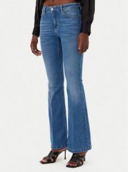 Liu Jo Jeansy UA5058 DS015 Niebieski Flared Leg. Niebieskie jeansy Liu Jo, bez wzorów, z bawełny. Za 599.99 zł.
