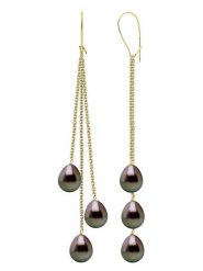 ATELIERS SAINT GERMAIN Złote kolczyki z perłami rozmiar: onesize. Czarne kolczyki ATELIERS SAINT GERMAIN, z perłą, złote. Za 1,478.99 zł.