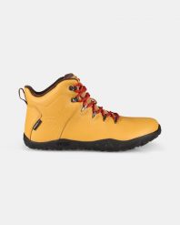 Uniseksowe wysokie buty outdoorowe minimalistyczne Kilpi BARE LEATHER HIGH-U. Brązowe buty trekkingowe Kilpi, z materiału, bez zapięcia. Za 783.53 zł.