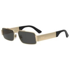 Okulary przeciwsłoneczne MOSCHINO MOS184/S 000 unisex rozmiar 57 mm. Szare okulary przeciwsłoneczne MOSCHINO, bez wzorów, metalowe, prostokątne. Za 764.95 zł.