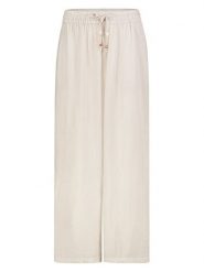 Eight2Nine Spodnie w kolorze kremowym rozmiar: L. Brązowe spodnie materiałowe Eight2Nine, bez wzorów, z materiału. Za 86.99 zł.