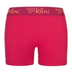 Damskie spodenki funkcjonalne legginsy Kilpi DOMINO-W. Czerwone legginsy Kilpi, bez wzorów, z materiału, sportowe, krótkie. Za 91.56 zł.