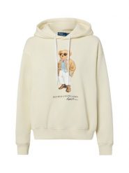 Polo Ralph Lauren Damski sweter z kapturem Kobiety biały jednolity, S. Białe swetry Polo Ralph Lauren, s, bez wzorów, eleganckie, bez ramiączek. Za 1,299.95 zł.