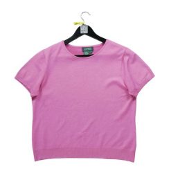 Second life - Damski różowy sweter - Stan dobry. Czerwone swetry Ralph Lauren, bez wzorów, sportowe, bez ramiączek. Za 51.08 zł.