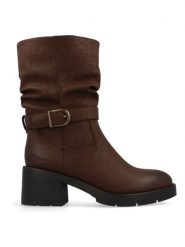 Wrangler Botki "Ashley" w kolorze brązowym rozmiar: 40. Brązowe botki Wrangler, bez wzorów, eleganckie, bez obcasa, bez zapięcia. Za 224.95 zł.