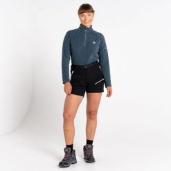 Melodic Pro damskie szorty. Czarne szorty Dare 2b, bez wzorów, z poliesteru, sportowe. W wyprzedaży za 158.10 zł.