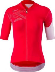 Koszulka rowerowa damska Silvini Rosalia WD1619. Czerwone t-shirty sportowe Silvini, m, z aplikacjami, z elastanu, bez ramiączek, rowerowe. Za 284.70 zł.