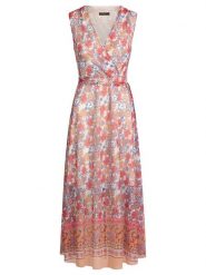 APART Sukienka ze wzorem rozmiar: L. Sukienki Apart, l, bez wzorów, bez kołnierzyka, bez ramiączek, maxi, rozkloszowane. Za 135.49 zł.