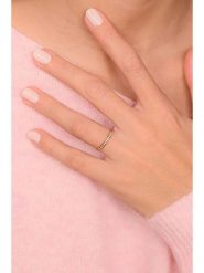 DIAMANTA Złoty pierścionek "Romantic love" z diamentami rozmiar: 50. Białe pierścionki DIAMANTA, z diamentem, złote. Za 904.99 zł.