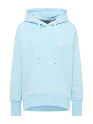 ELBSAND Bluza "Leah" w kolorze błękitnym rozmiar: XS. Niebieskie bluzy ELBSAND, xs, bez wzorów, z bawełny, z kapturem. Za 179.80 zł.