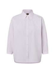 BOSS Orange Damska bluzka koszulowa - C_Belenta Kobiety Bawełna lila w paski, 42. Pomarańczowe bluzki BOSS Orange, bez wzorów, z bawełny, biznesowe, bez kołnierzyka, bez ramiączek. Za 549.95 zł.