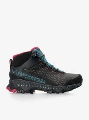 Buty turystyczne damskie La Sportiva Stream GTX. Czarne buty trekkingowe La Sportiva, bez wzorów, z gore-texu, za kostkę, bez zapięcia, trekkingowe, gore-tex. Za 1,128.59 zł.
