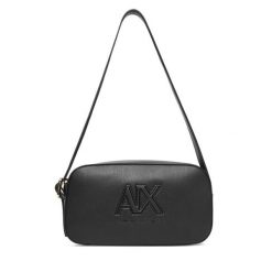 Torebka Armani Exchange. Czarne torebki klasyczne Armani Exchange, bez wzorów, klasyczne, bez dodatków. Za 489.99 zł.