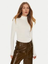 ACCESS FASHION Golf 44-8074 Beżowy Slim Fit. Brązowe swetry ACCESS FASHION, s, bez wzorów, z wiskozy, bez ramiączek. Za 149.99 zł.