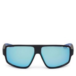 Okulary przeciwsłoneczne Polaroid. Czarne okulary przeciwsłoneczne Polaroid, bez wzorów. Za 199.99 zł.