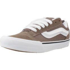 Buty VANS KNU SKOOL CTHR Brązowy. Brązowe buty trekkingowe Vans, ze skóry, bez zapięcia. Za 225.99 zł.