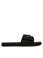 MICHAEL Michael Kors Klapki 40S4MKFA1D Czarny. Czarne klapki MICHAEL Michael Kors, bez wzorów, z materiału, bez obcasa, bez zapięcia. Za 269.99 zł.