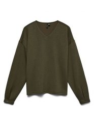 Vero Moda Bluza w kolorze khaki rozmiar: L. Brązowe bluzy Vero Moda, l, bez wzorów, bez kaptura. Za 109.95 zł.