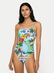 Seafolly Strój kąpielowy Viva Vacation 11163-302 Kolorowy. Stroje jednoczęściowe Seafolly, bez wzorów, z syntetyku. Za 659.99 zł.