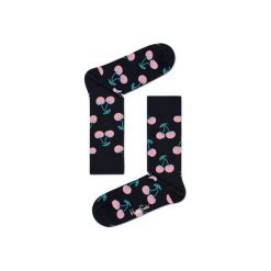Skarpetki Happy Socks CHE01-9001. Brązowe skarpetki Happy Socks, bez wzorów, z bawełny. Za 24.43 zł.