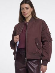 Rino & Pelle kurtka typu bomber Kobiety brązowy, 42. Brązowe kurtki Rino & Pelle, bez wzorów, eleganckie, bez kaptura. Za 799.95 zł.