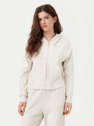 Calvin Klein Underwear Bluza 000QS7270E Beżowy Regular Fit. Brązowe bluzy Calvin Klein Underwear, s, bez wzorów, z bawełny, bez ramiączek, bez kaptura. Za 219.99 zł.