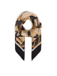 Elisabetta Franchi Chusta FO-16L-61E2-045 Beżowy. Brązowe chusty Elisabetta Franchi, bez wzorów, z jedwabiu. Za 599.99 zł.