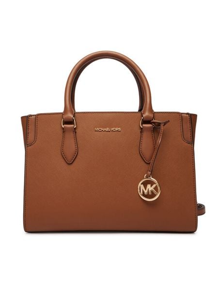 MICHAEL Michael Kors Torebka 30R6GQ6S2L Brązowy. Brązowe torebki klasyczne MICHAEL Michael Kors, bez wzorów, ze skóry, bez dodatków. Za 828.99 zł.